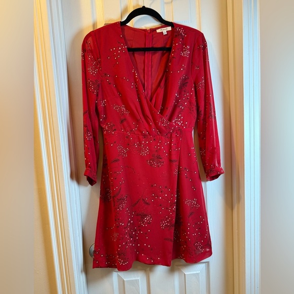 Madewell Dresses & Skirts - Madewell Red Floral Wrap Dress #Event #Party #Special Event